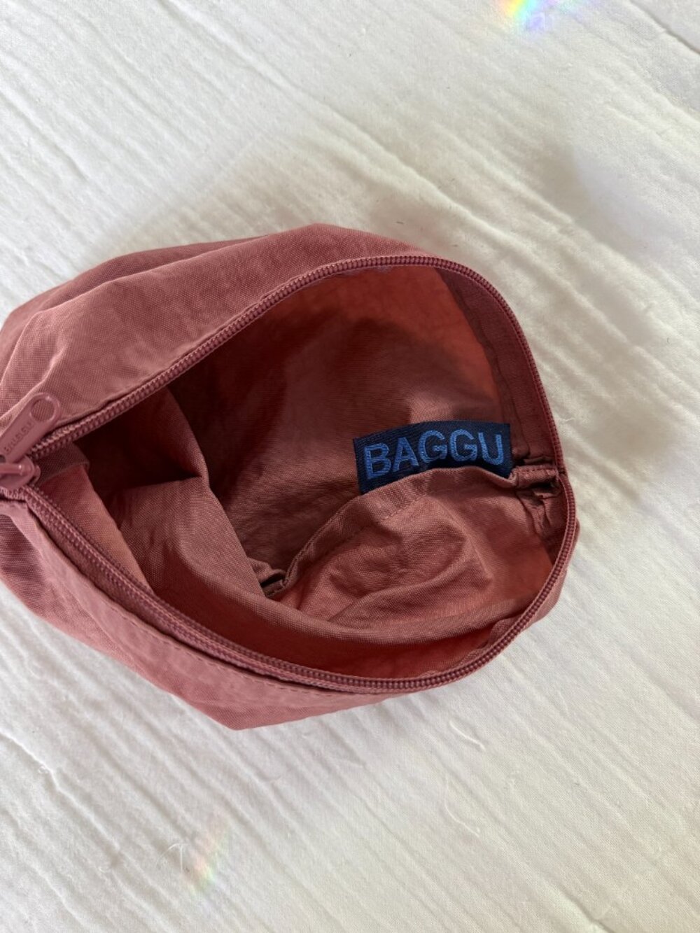 BAGGU Medium Flat Pouch - Mauve - Picture 3 of 3